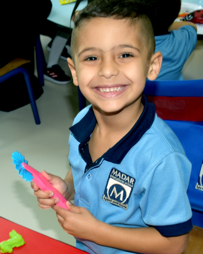 KG1 boy smiling 2
