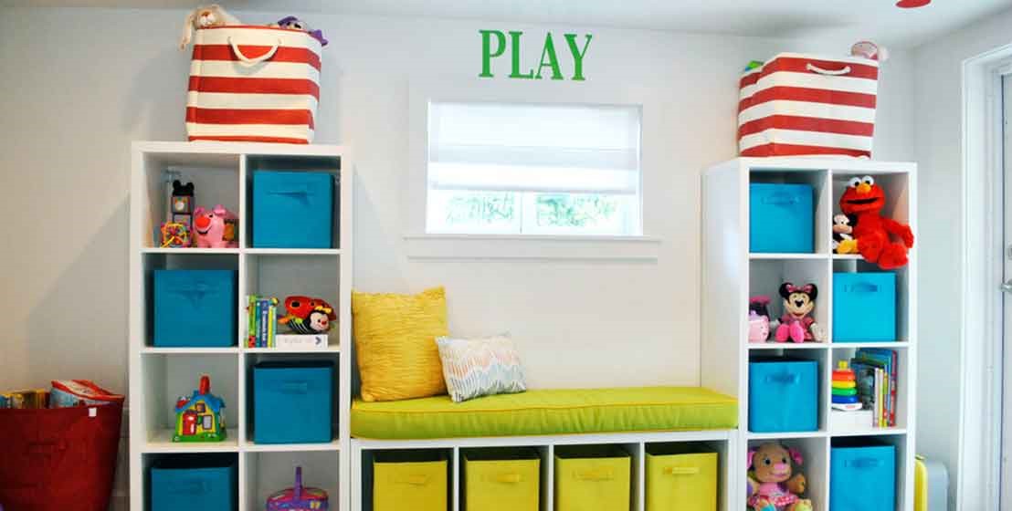 Playroom Storage | QAF Closets - Custom closets in Dubai, Abu Dhabi